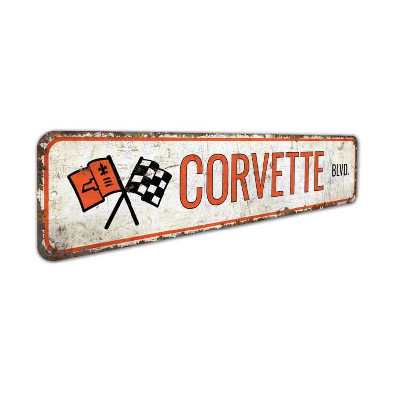 Corvette-BLVD-Sign-Premium-Quality-Rustic-Metal-Sign-3