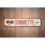 Corvette-BLVD-Sign-Premium-Quality-Rustic-Metal-Sign-Images