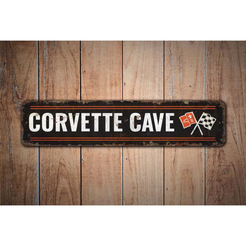 Corvette-Cave-Sign-Premium-Quality-Rustic-Metal-Sign-Images