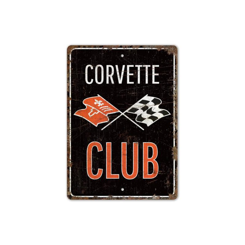 Corvette-Club-Premium-Quality-Rustic-Metal-Sign-2