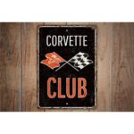 Corvette-Club-Premium-Quality-Rustic-Metal-Sign-Images