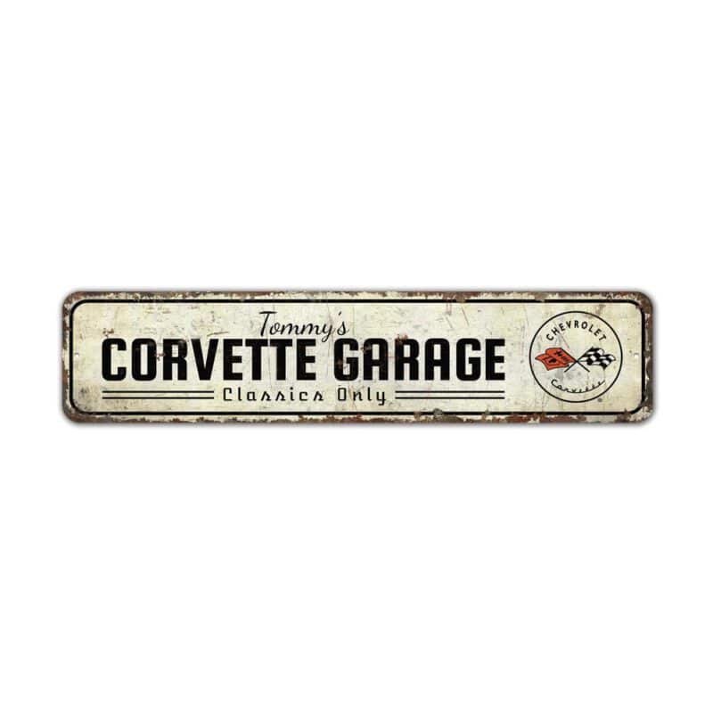 Corvette-Garage-Premium-Quality-Rustic-Metal-Sign-2-4