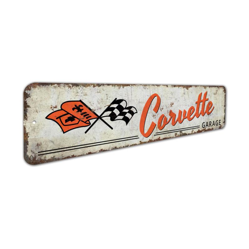 Corvette-Garage-Premium-Quality-Rustic-Metal-Sign-3-3