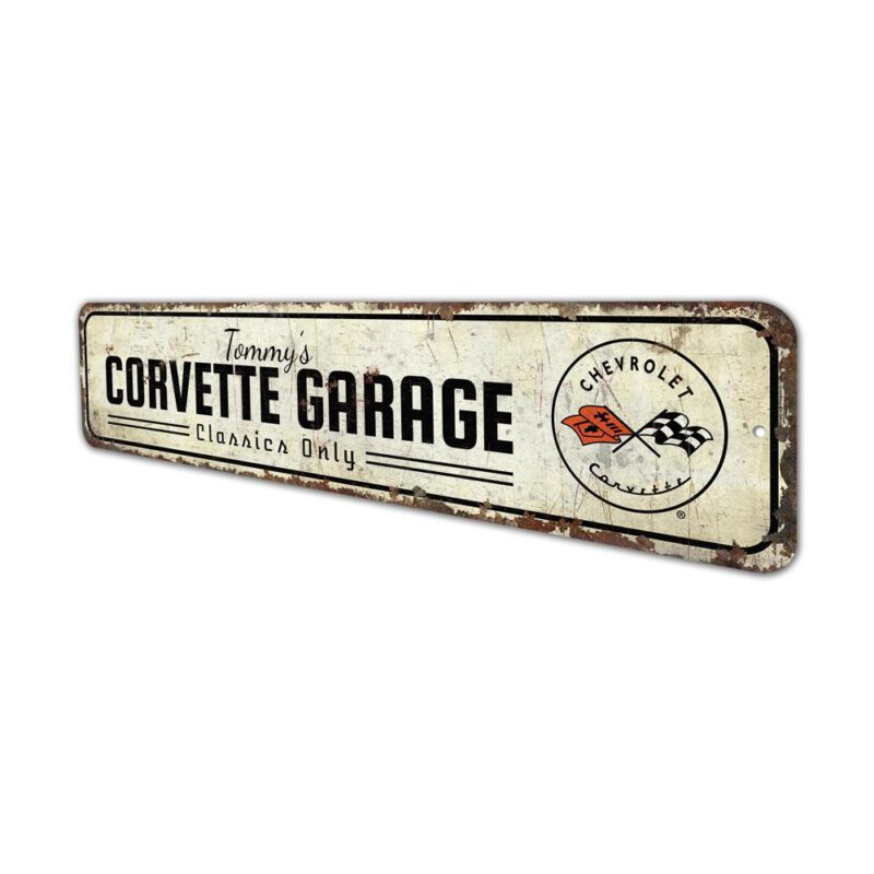 Corvette-Garage-Premium-Quality-Rustic-Metal-Sign-4-4