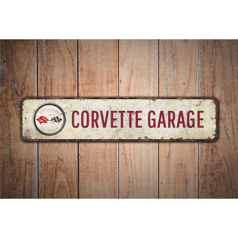 Corvette-Garage-Premium-Quality-Rustic-Metal-Sign-Images-2