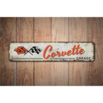 Corvette-Garage-Premium-Quality-Rustic-Metal-Sign-Images-3