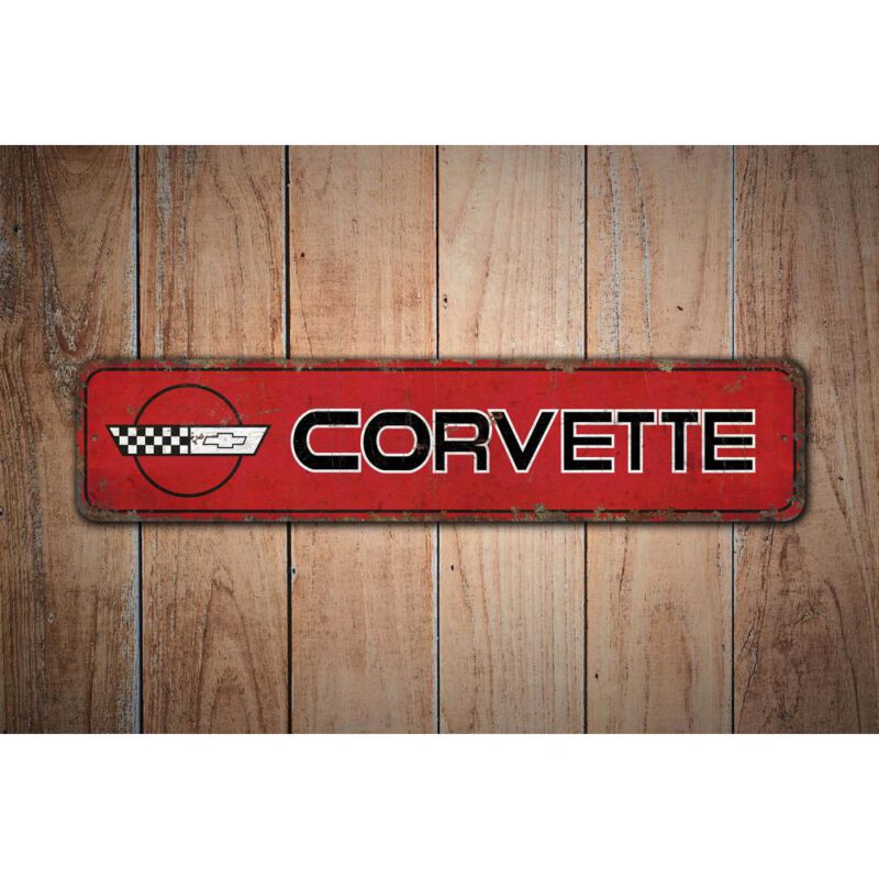 Corvette-Garage-Premium-Quality-Rustic-Metal-Sign-Images