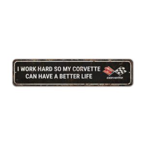 Corvette-Garage-Sign-Premium-Quality-Rustic-Metal-Sign-2-3