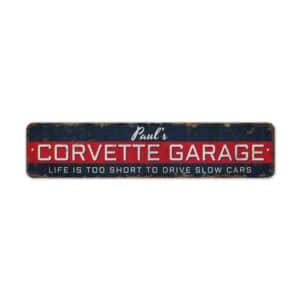 Corvette-Garage-Sign-Premium-Quality-Rustic-Metal-Sign-2