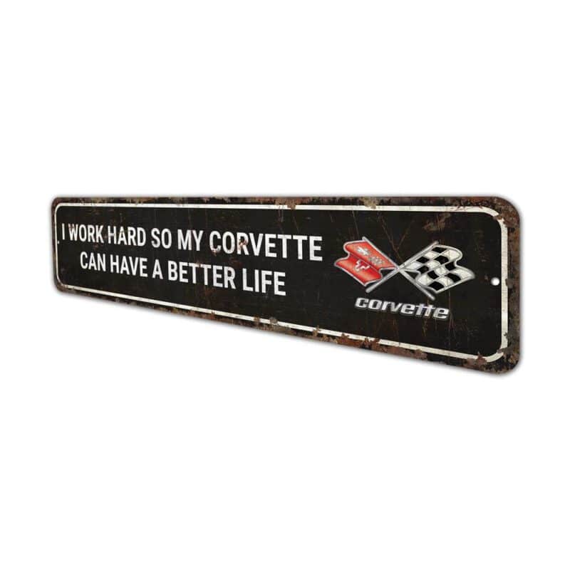 Corvette-Garage-Sign-Premium-Quality-Rustic-Metal-Sign-4-3