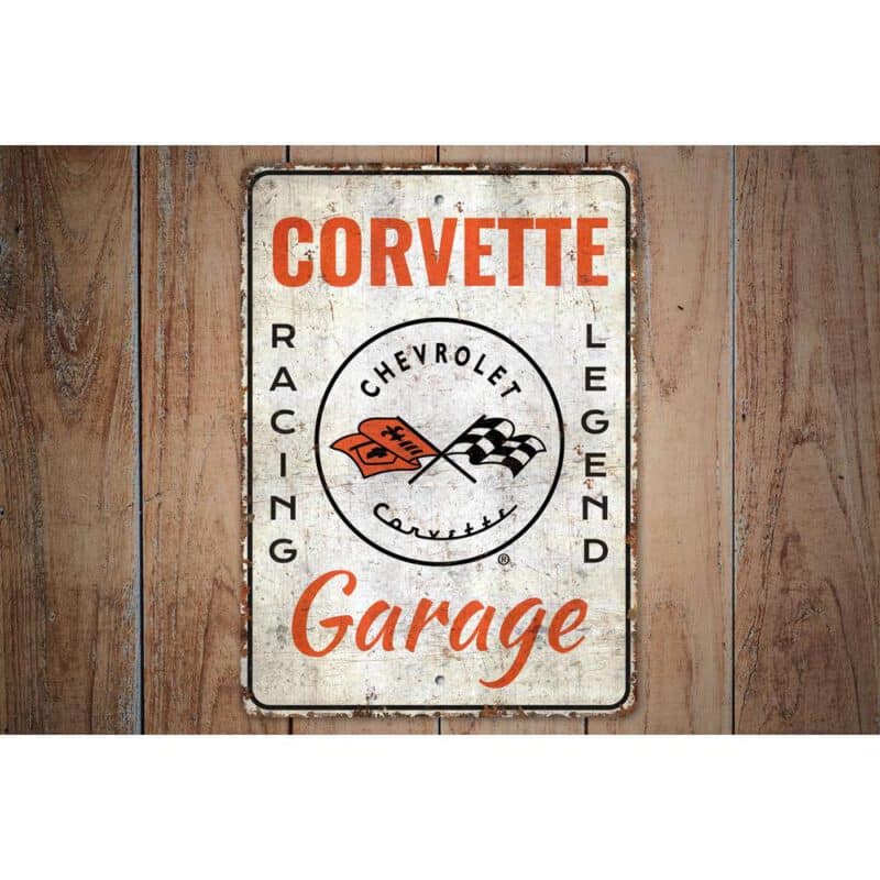 Corvette-Garage-Sign-Premium-Quality-Rustic-Metal-Sign-Images-2