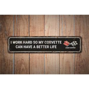 Corvette-Garage-Sign-Premium-Quality-Rustic-Metal-Sign-Images-3