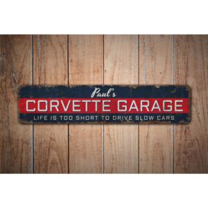 Corvette-Garage-Sign-Premium-Quality-Rustic-Metal-Sign-Images