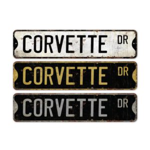 Corvette-Premium-Quality-Rustic-Metal-Sign-2