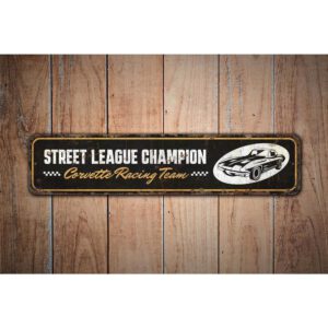 Corvette-Racing-Team-Premium-Quality-Rustic-Metal-Sign-Images