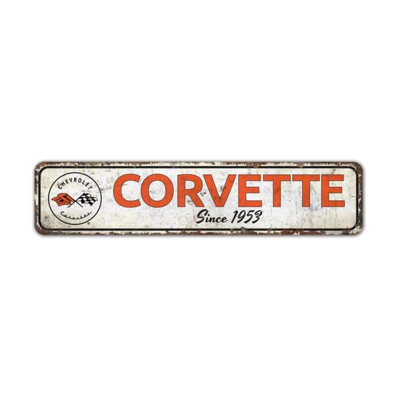 Corvette-Sign-Premium-Quality-Rustic-Metal-Sign-2