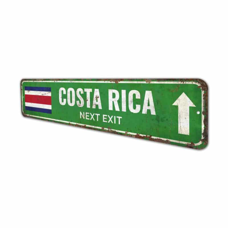 Costa-Rica-Flag-Premium-Quality-Rustic-Metal-Sign-4