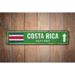 Costa-Rica-Flag-Premium-Quality-Rustic-Metal-Sign-Images