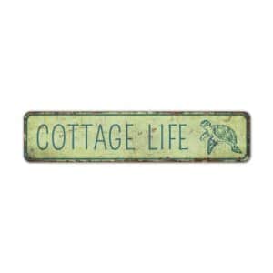 Cottage-Life-Sign-Premium-Quality-Rustic-Metal-Sign-2