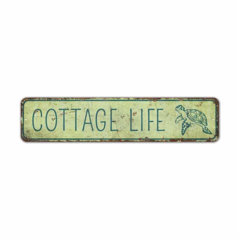 Cottage-Life-Sign-Premium-Quality-Rustic-Metal-Sign-2