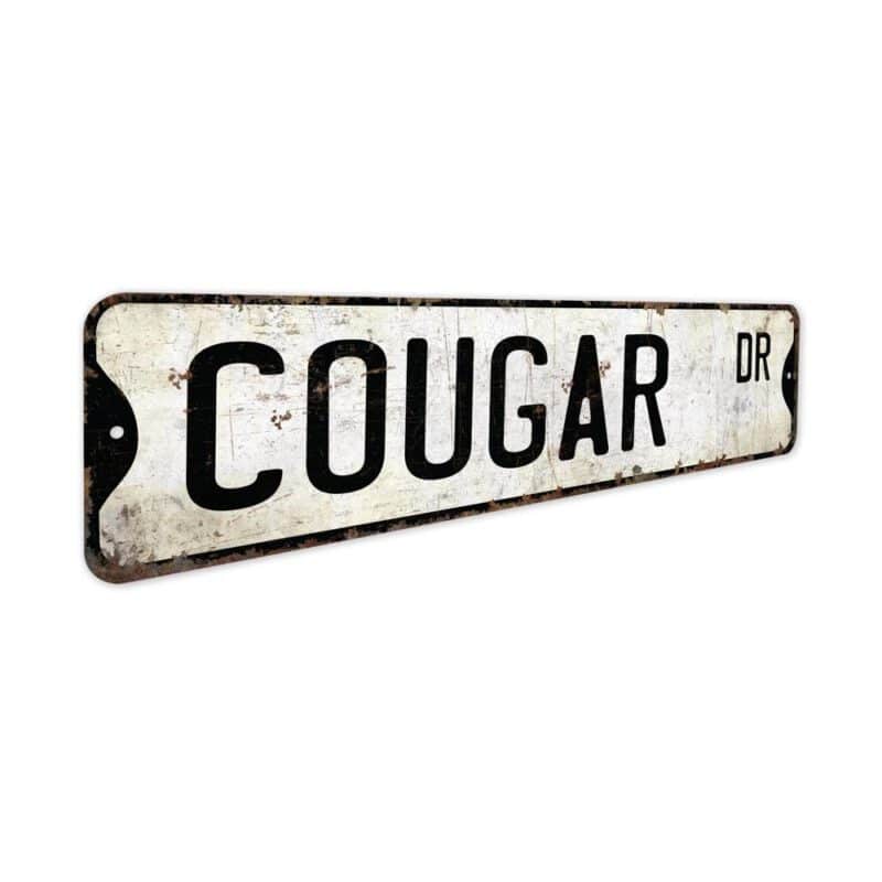 Cougar-Premium-Quality-Rustic-Metal-Sign-3