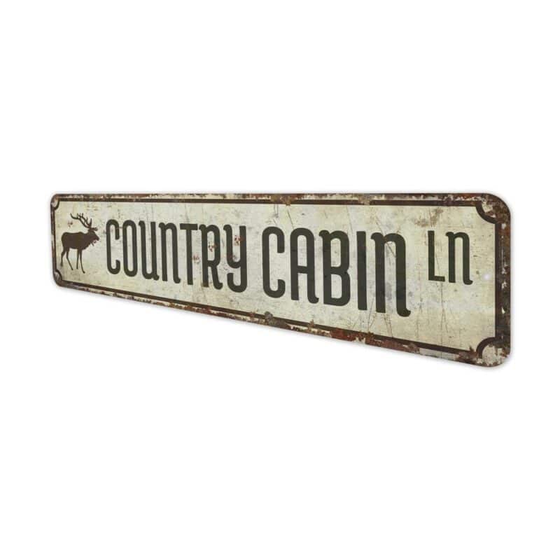 Country-Cabin-Lane-Sign-Premium-Quality-Rustic-Metal-Sign-4