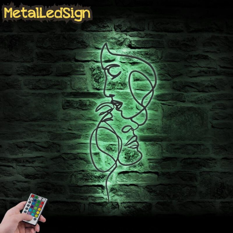 Couple-Woman-Face-Love-line-Metal-Wall-Art-LED-Light-7.jpg