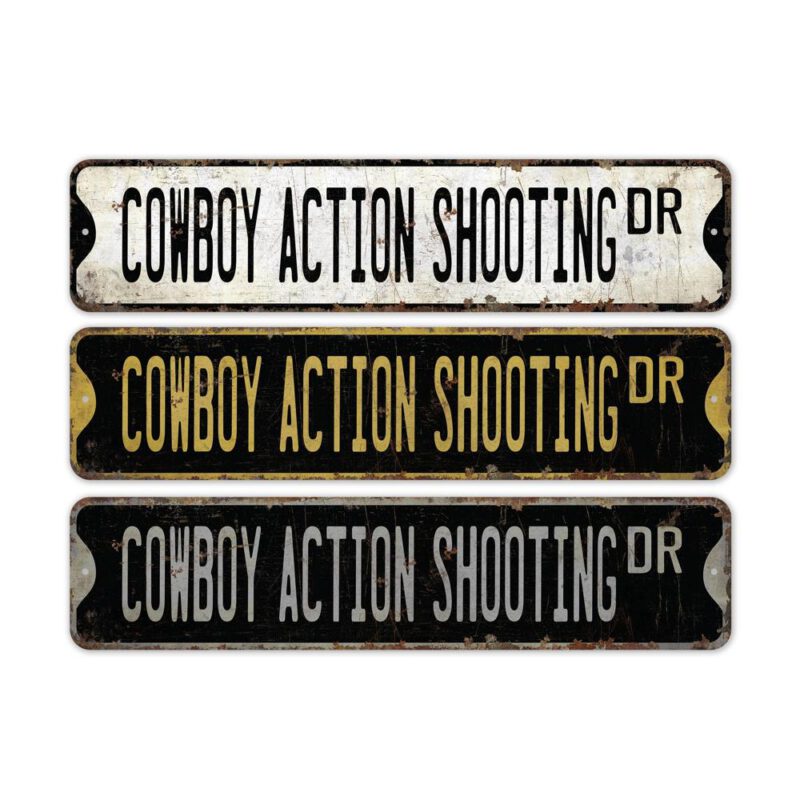 Cowboy-Action-Shooting-Premium-Quality-Rustic-Metal-Sign-2