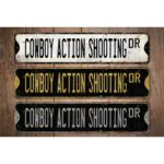 Cowboy-Action-Shooting-Premium-Quality-Rustic-Metal-Sign-Images