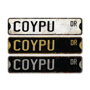 Coypu-Premium-Quality-Rustic-Metal-Sign-2