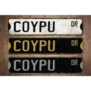 Coypu-Premium-Quality-Rustic-Metal-Sign-Images