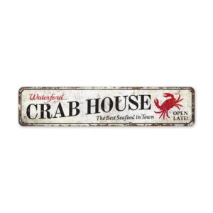 Crab-House-Sign-Premium-Quality-Rustic-Metal-Sign-2-1