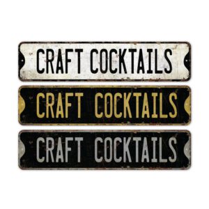 Craft-Cocktails-Premium-Quality-Rustic-Metal-Sign-2