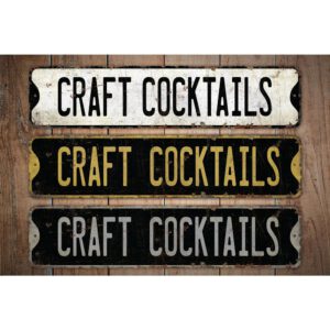 Craft-Cocktails-Premium-Quality-Rustic-Metal-Sign-Images