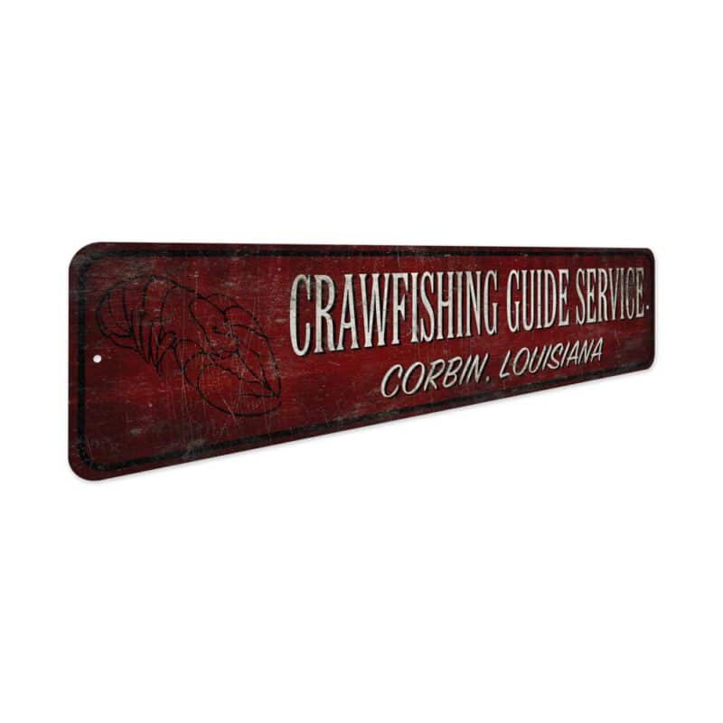 Craw-Fishing-Guide-Service-Premium-Quality-Rustic-Metal-Sign-3