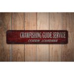 Craw-Fishing-Guide-Service-Premium-Quality-Rustic-Metal-Sign-Images