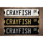 Crayfish-Premium-Quality-Rustic-Metal-Sign-Images