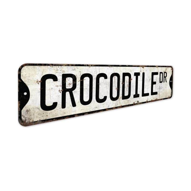 Crocodile-Premium-Quality-Rustic-Metal-Sign-3