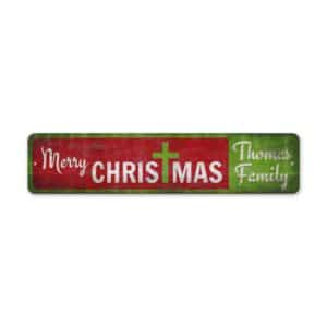 Cross-Christmas-Sign-Premium-Quality-Rustic-Metal-Sign-2