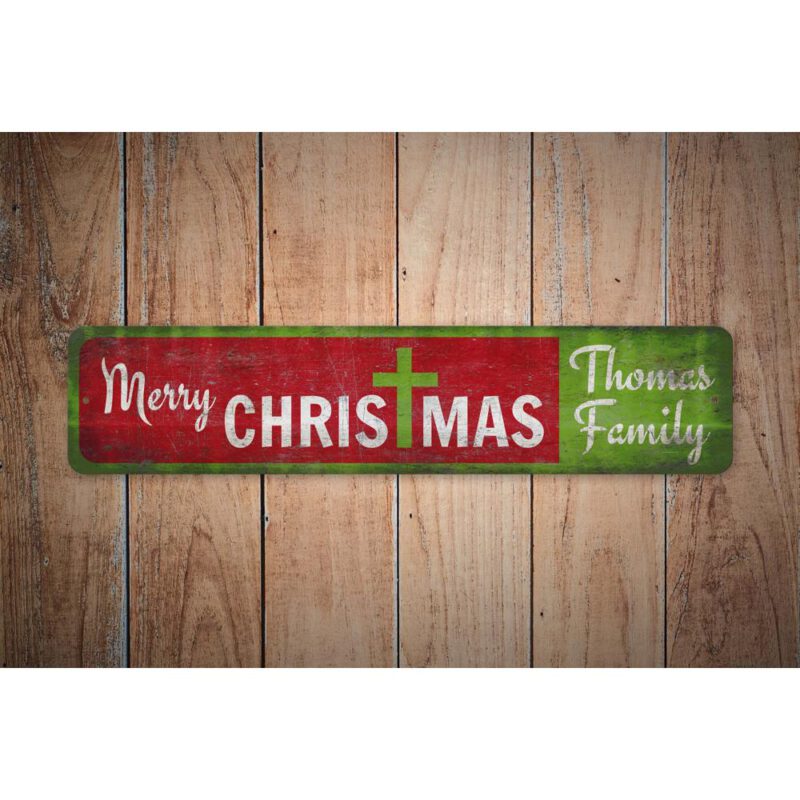 Cross-Christmas-Sign-Premium-Quality-Rustic-Metal-Sign-Images