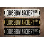 Crossbow-Archery-Premium-Quality-Rustic-Metal-Sign-Images