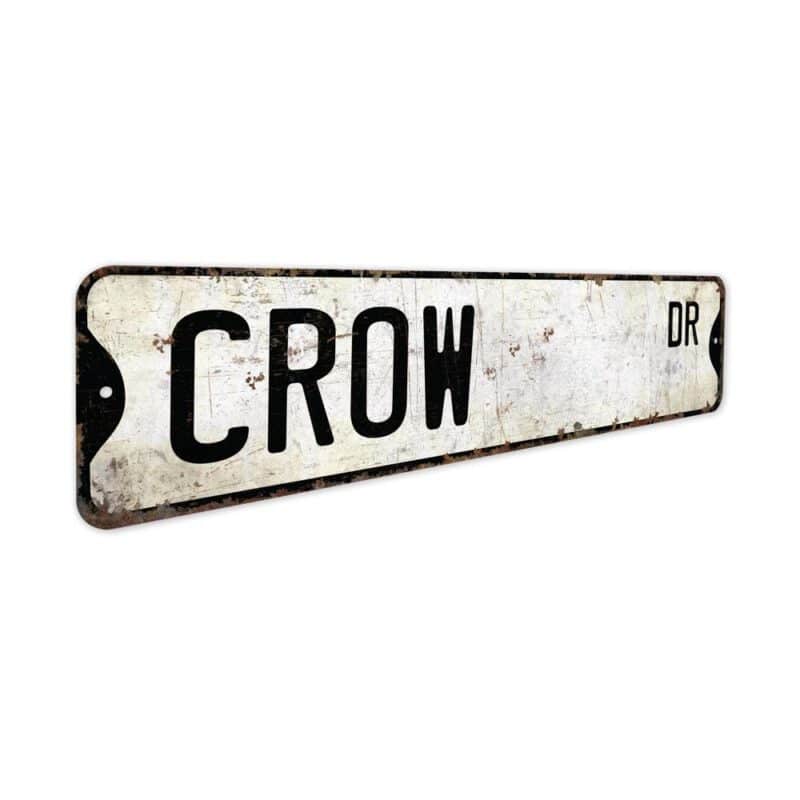 Crow-Premium-Quality-Rustic-Metal-Sign-3