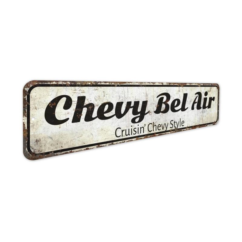 Cruisin-Bel-Air-Premium-Quality-Rustic-Metal-Sign-3