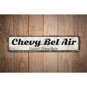 Cruisin-Bel-Air-Premium-Quality-Rustic-Metal-Sign-Images