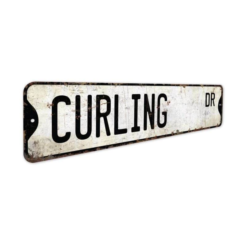 Curling-Premium-Quality-Rustic-Metal-Sign-3