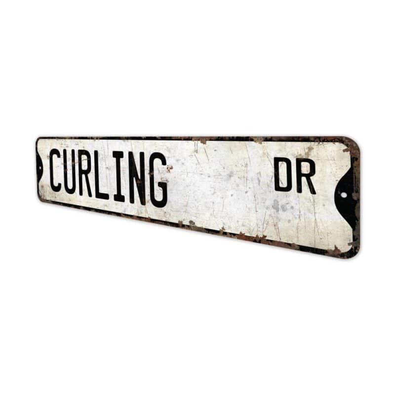 Curling-Premium-Quality-Rustic-Metal-Sign-4