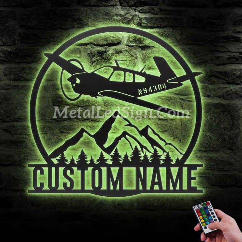 Custom-Aircraft-Hangar-Metal-Wall-Art-Led-Light-5-21