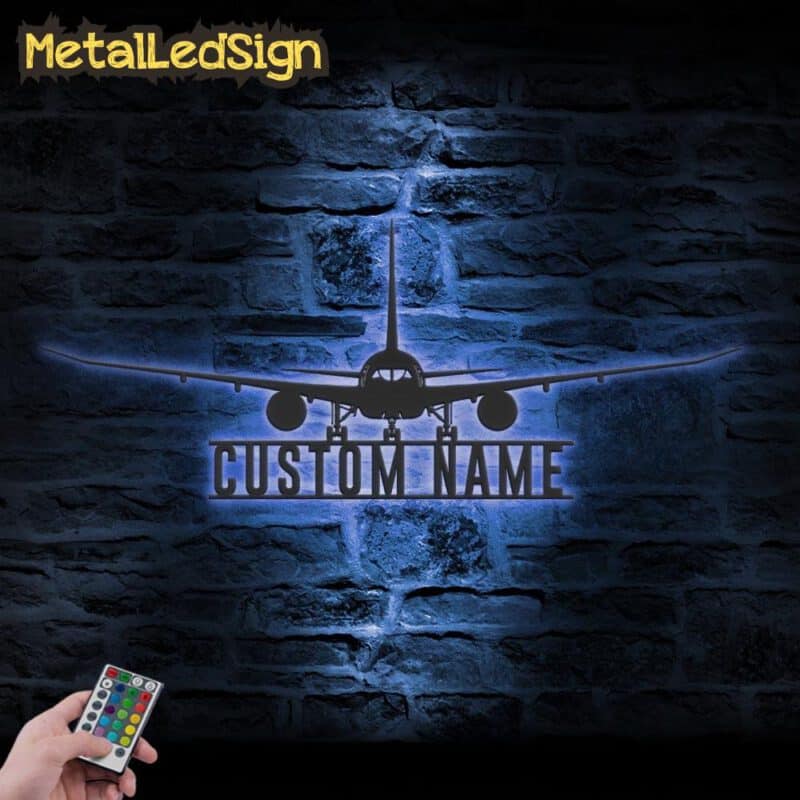 Custom-Airplane-Metal-Wall-Art-Led-Light-1-3