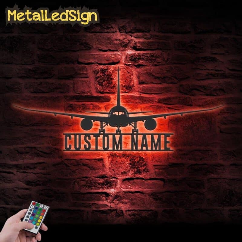 Custom-Airplane-Metal-Wall-Art-Led-Light-1-5