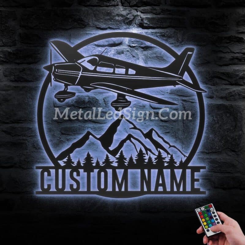 Custom-Airplane-Metal-Wall-Art-Led-Light-3-33